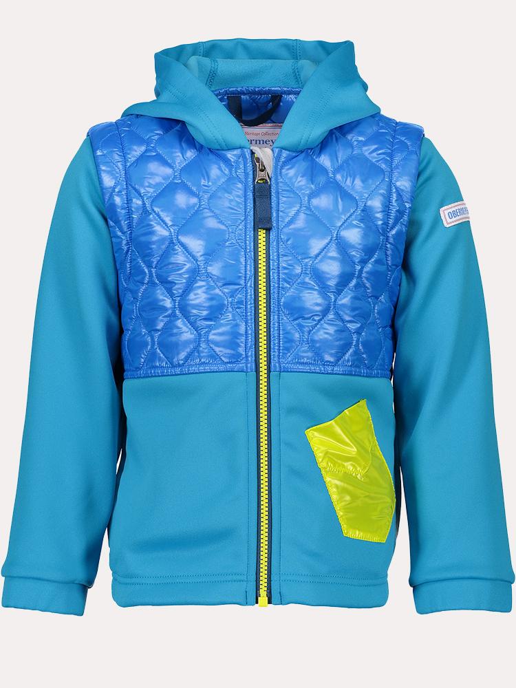 Obermeyer Little Kid's Hayden Hybrid Fleece Jacket - Saint Bernard