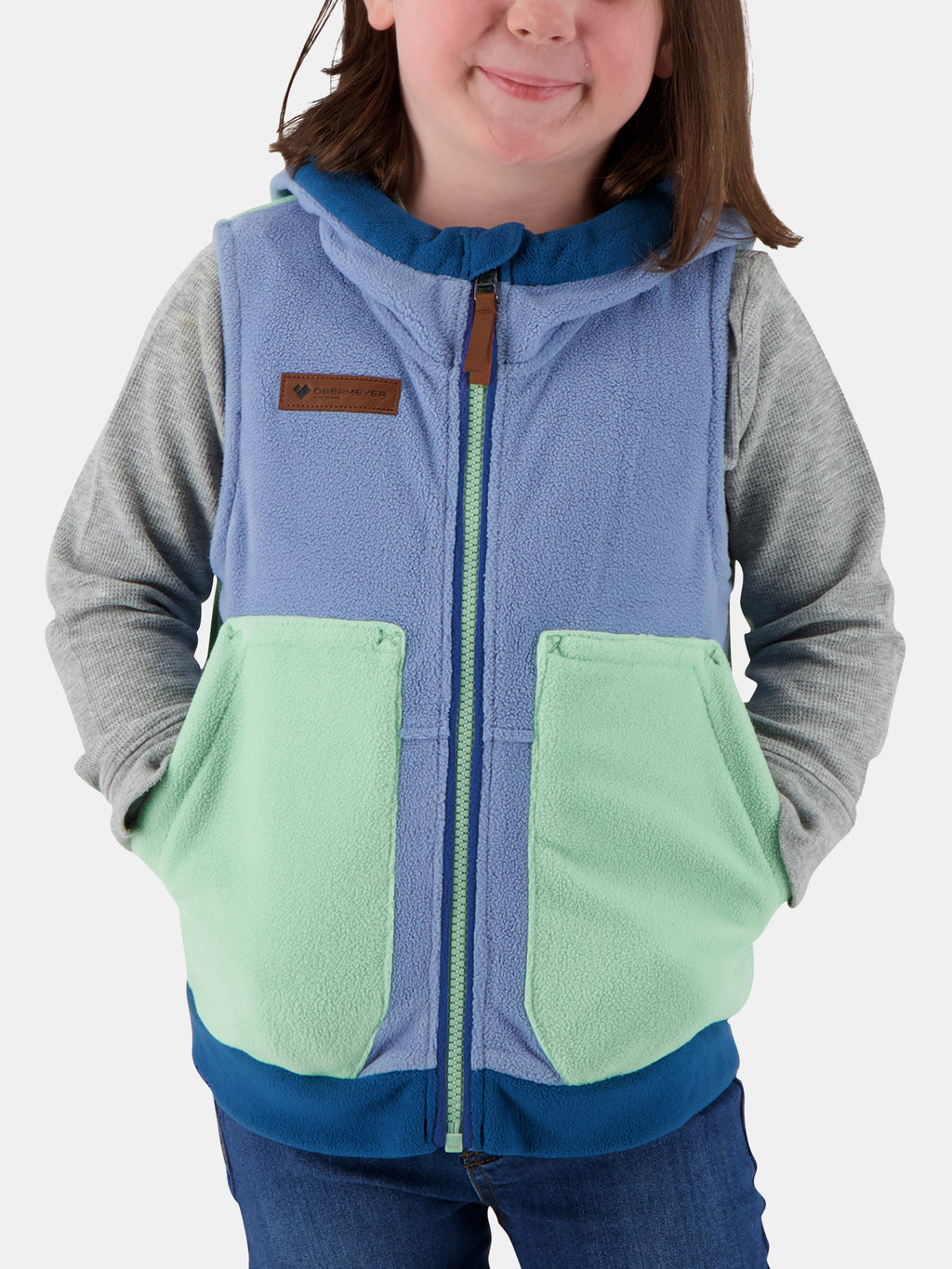 Obermeyer Little Kids' Logan Fleece Vest - Saint Bernard