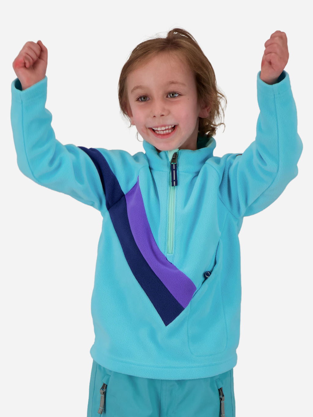 Obermeyer Little Kids' Morgan Fleece Top - Saint Bernard