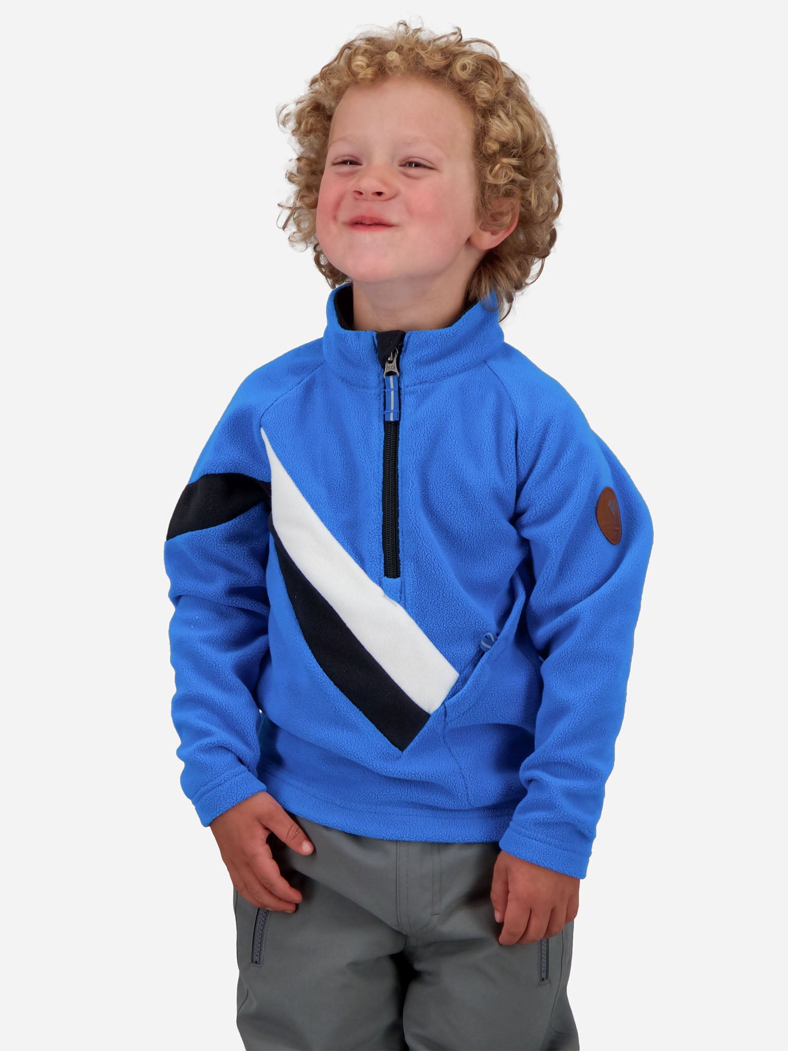 Obermeyer Little Kids' Morgan Fleece Top - Saint Bernard