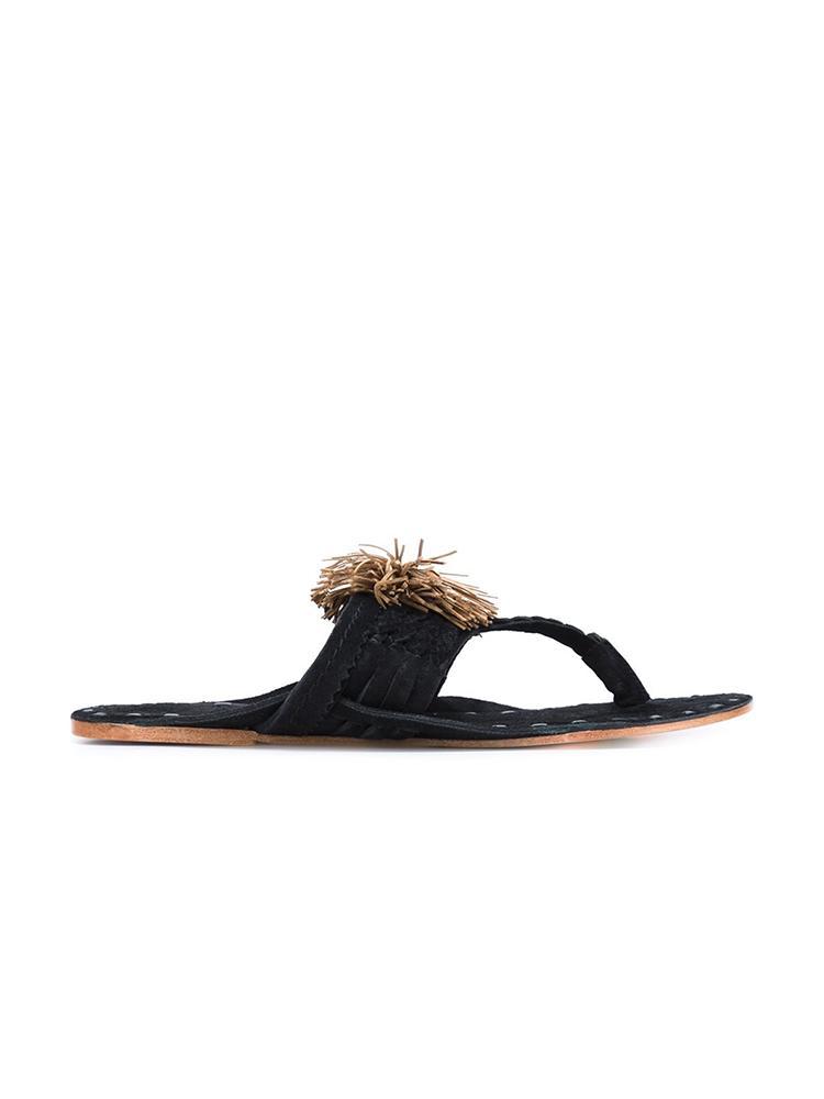 Figue Twiggy Black Sandal - Saint Bernard