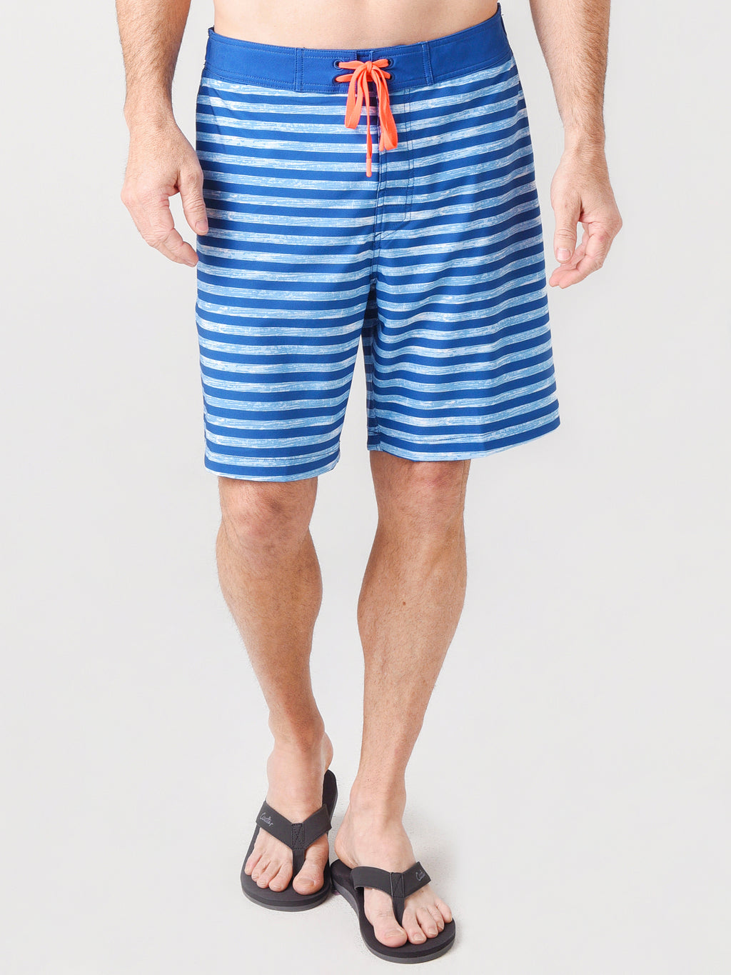 Southern Tide Men's Ocean Stripe Swim Trunk - Saint Bernard