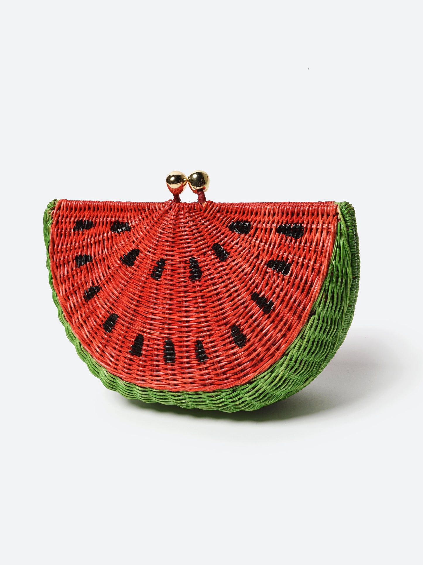 Serpui Marie Watermelon Wicker Bag