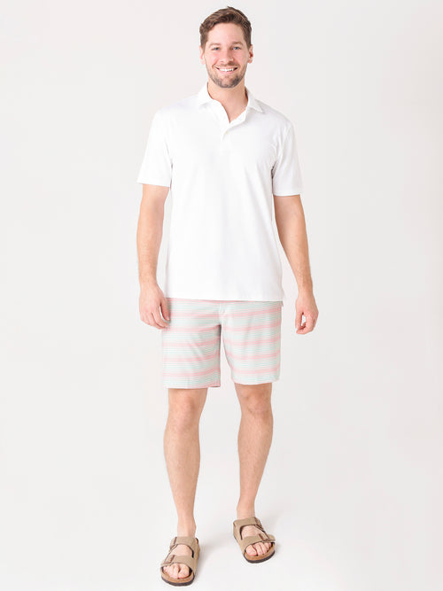 Southern Tide Men's Varigated Ghost Stripe Swim Short