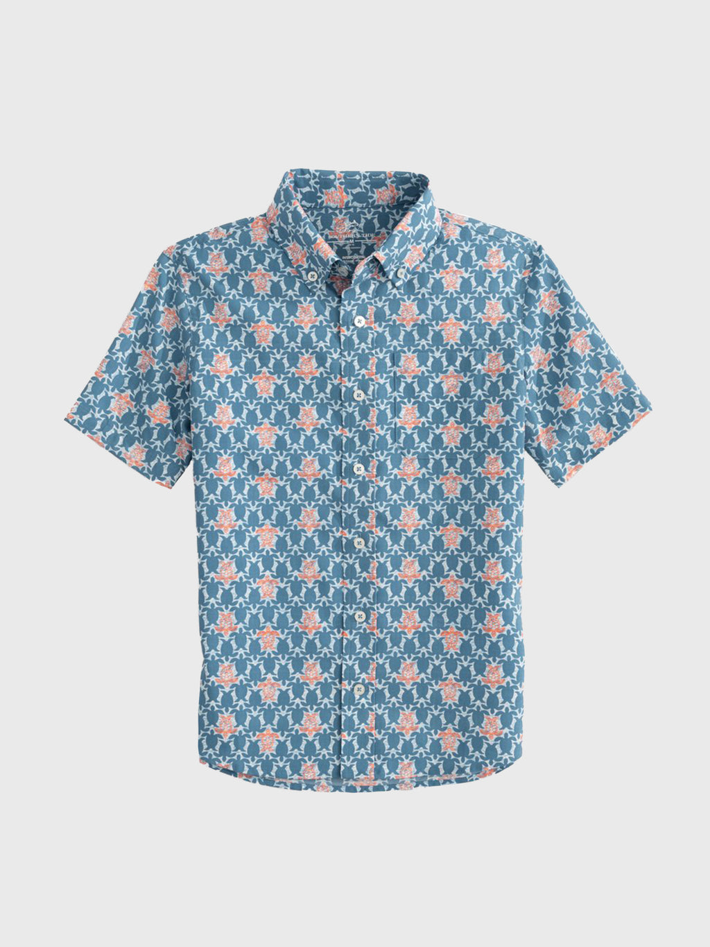 Southern Tide Boys' Turtle Classic Button Down Shirt - Saint Bernard