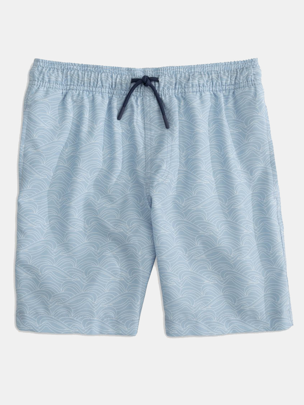 Southern Tide Boys' Wave Print Swim Trunk - Saint Bernard