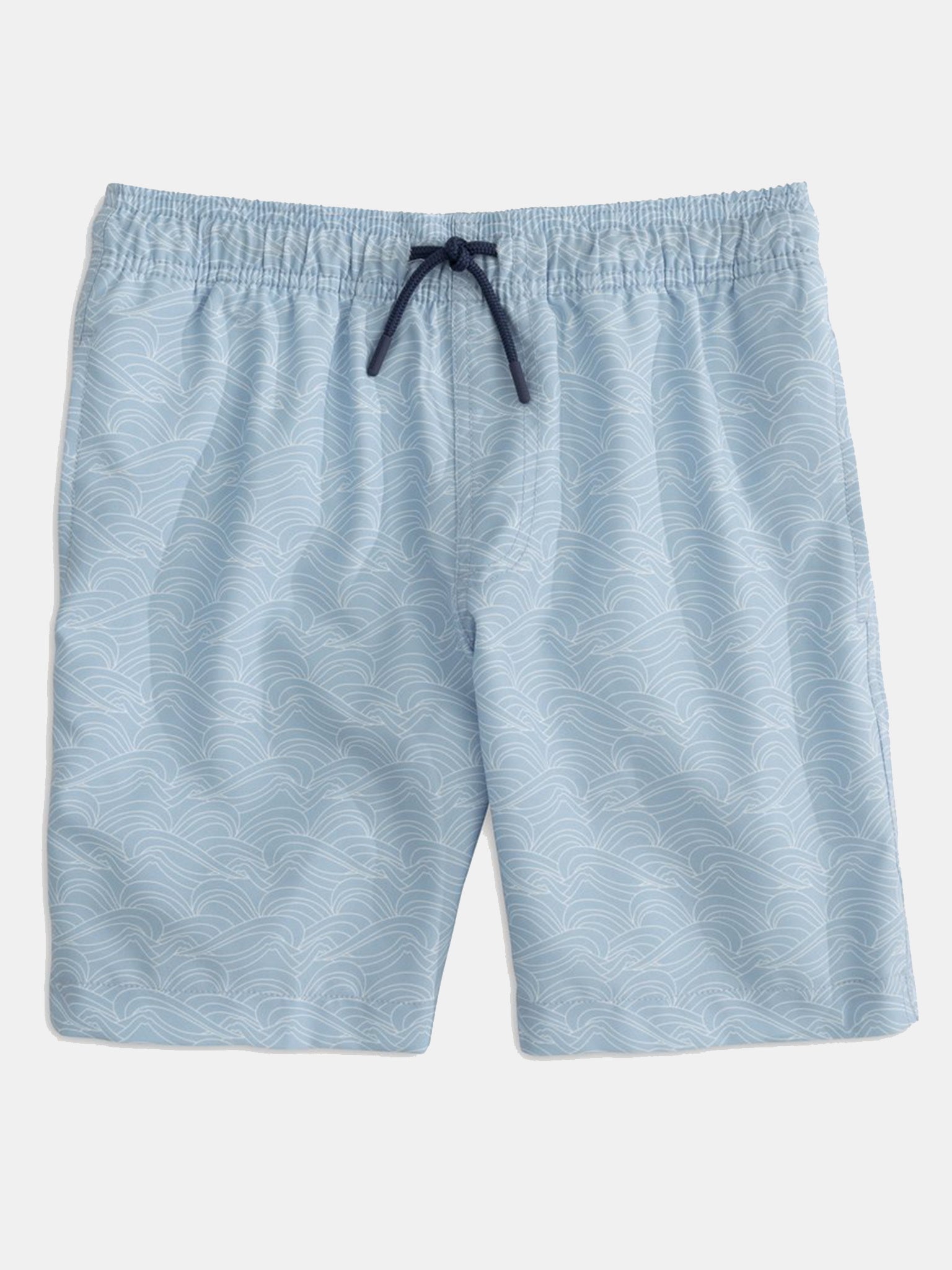 Southern Tide Boys' Wave Print Swim Trunk - Saint Bernard