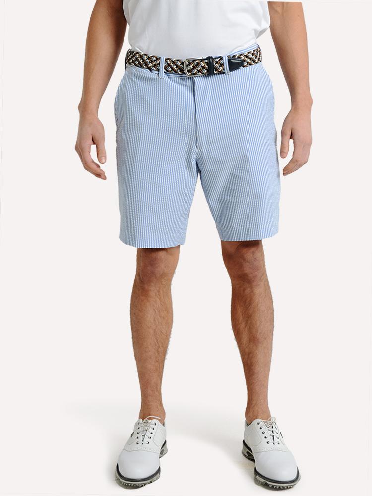 RLX Performance Seersucker Classic Fit Golf Short - Saint Bernard