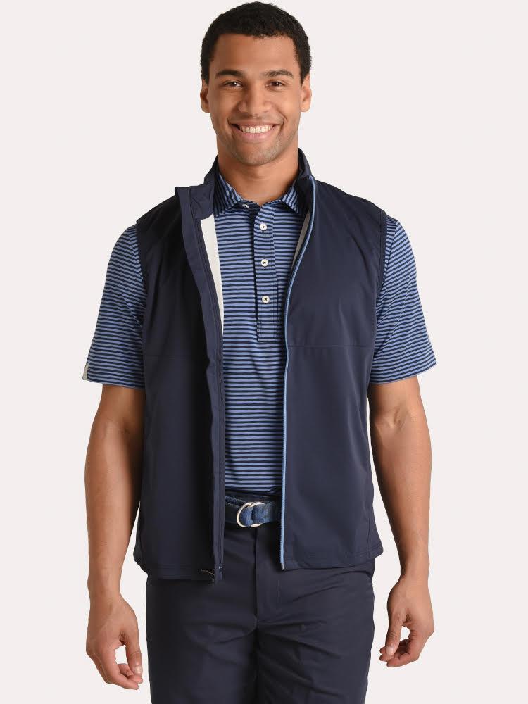 RLX Paneled Interlock Golf Vest - Saint Bernard