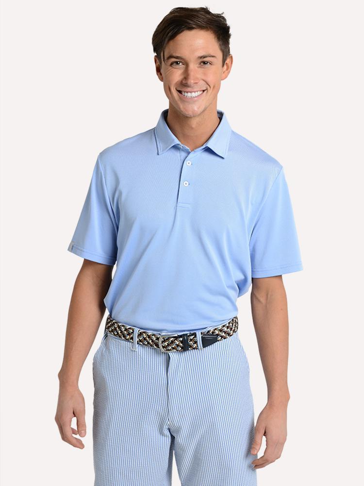 RLX Performance Oxford Short Sleeve Active Fit Polo - Saint Bernard