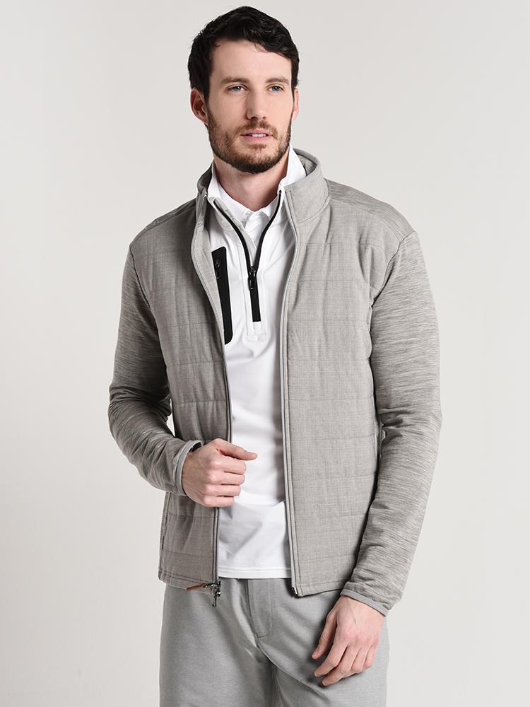 TROP WOOL/NYLON-LS FZ MOCKNECK M4 - Saint Bernard