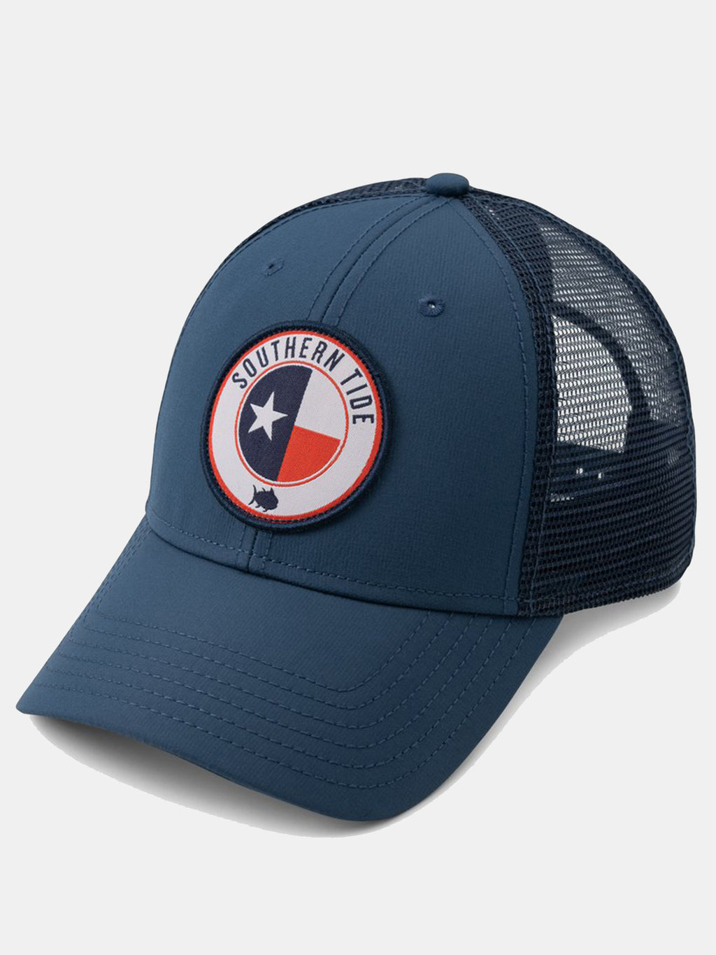 Southern Tide Men's Texas Patch Performance Trucker Hat - Saint Bernard