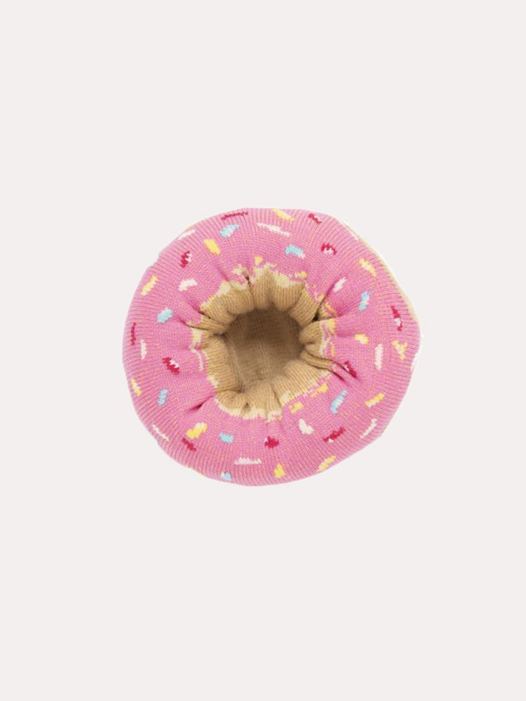 Sukeno Berry Sprinkles Doughnut Socks - Saint Bernard