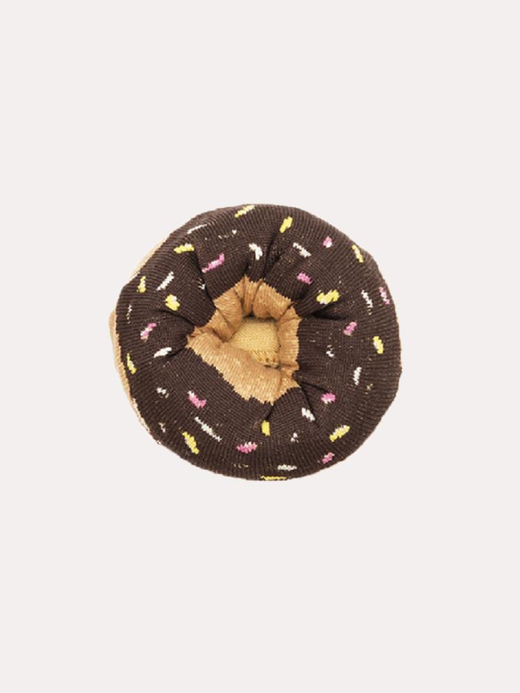 Sukeno Fudge Sprinkles Doughnut Socks - Saint Bernard