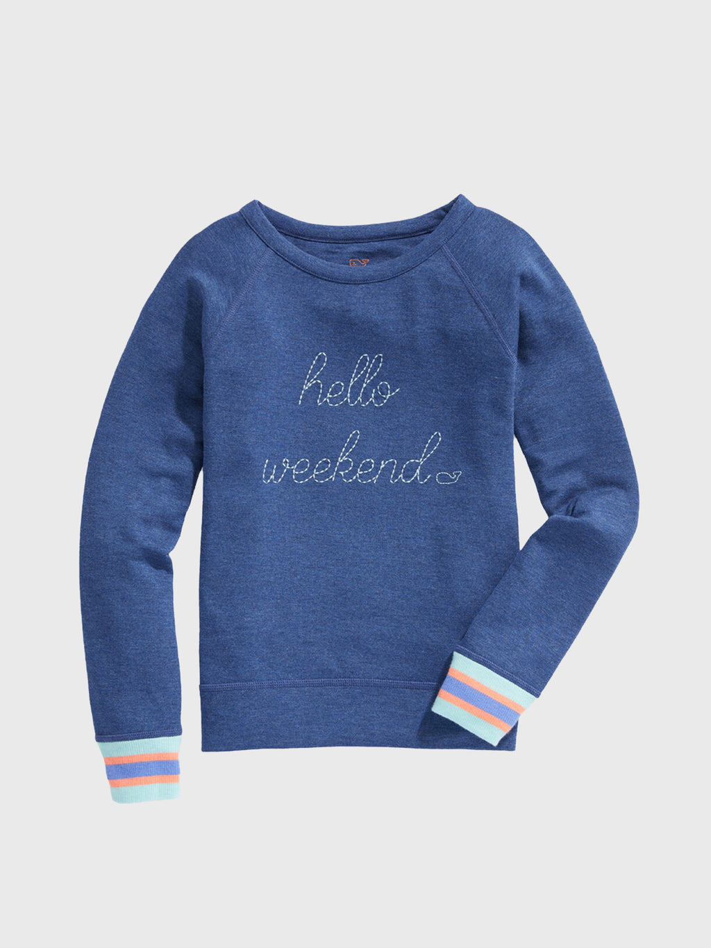 Vineyard Vines Girls' Embroidered Dreamcloth Sweatshirt - Saint Bernard