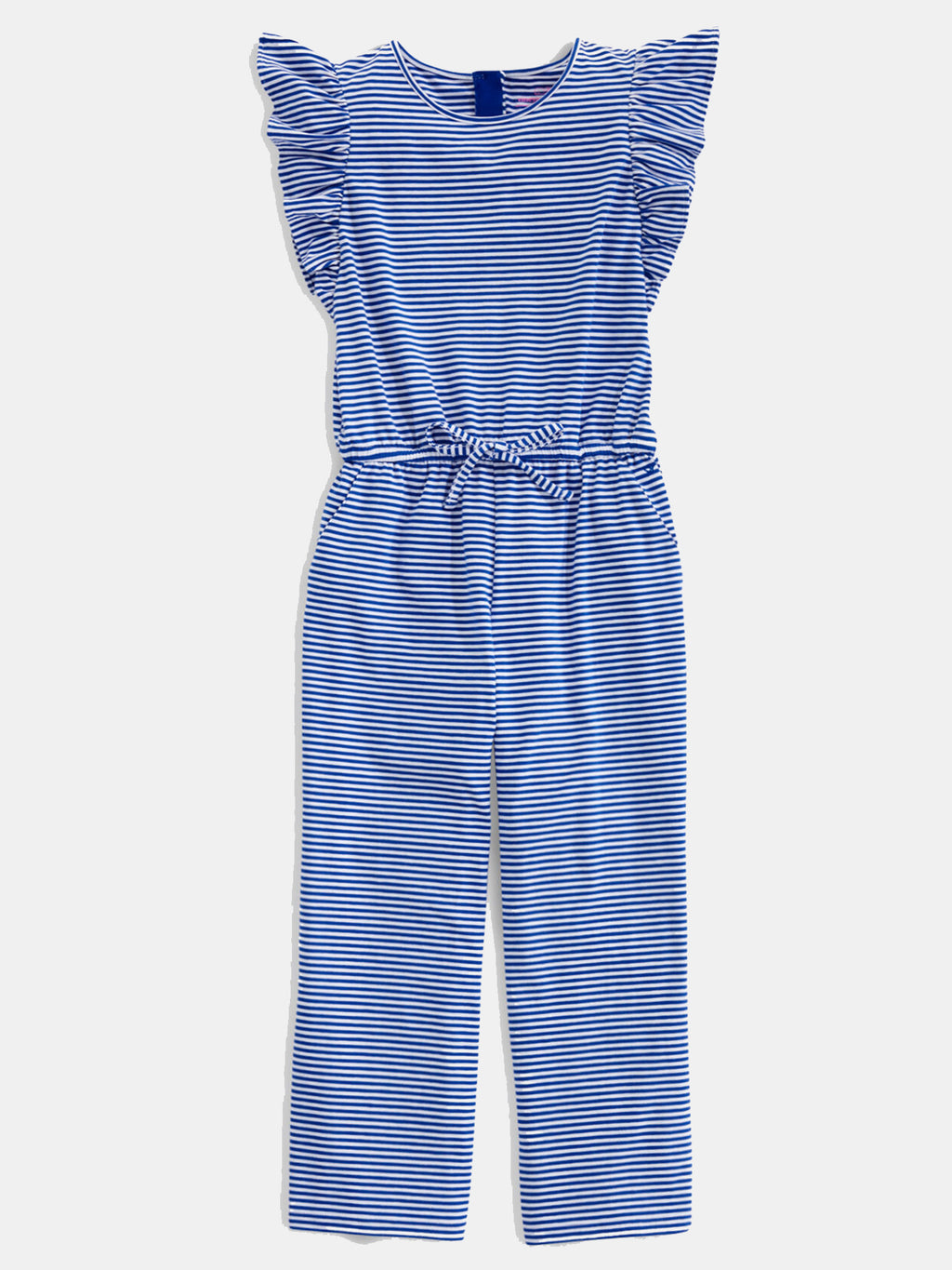 Vineyard Vines Girls' Ruffle Jumpsuit - Saint Bernard