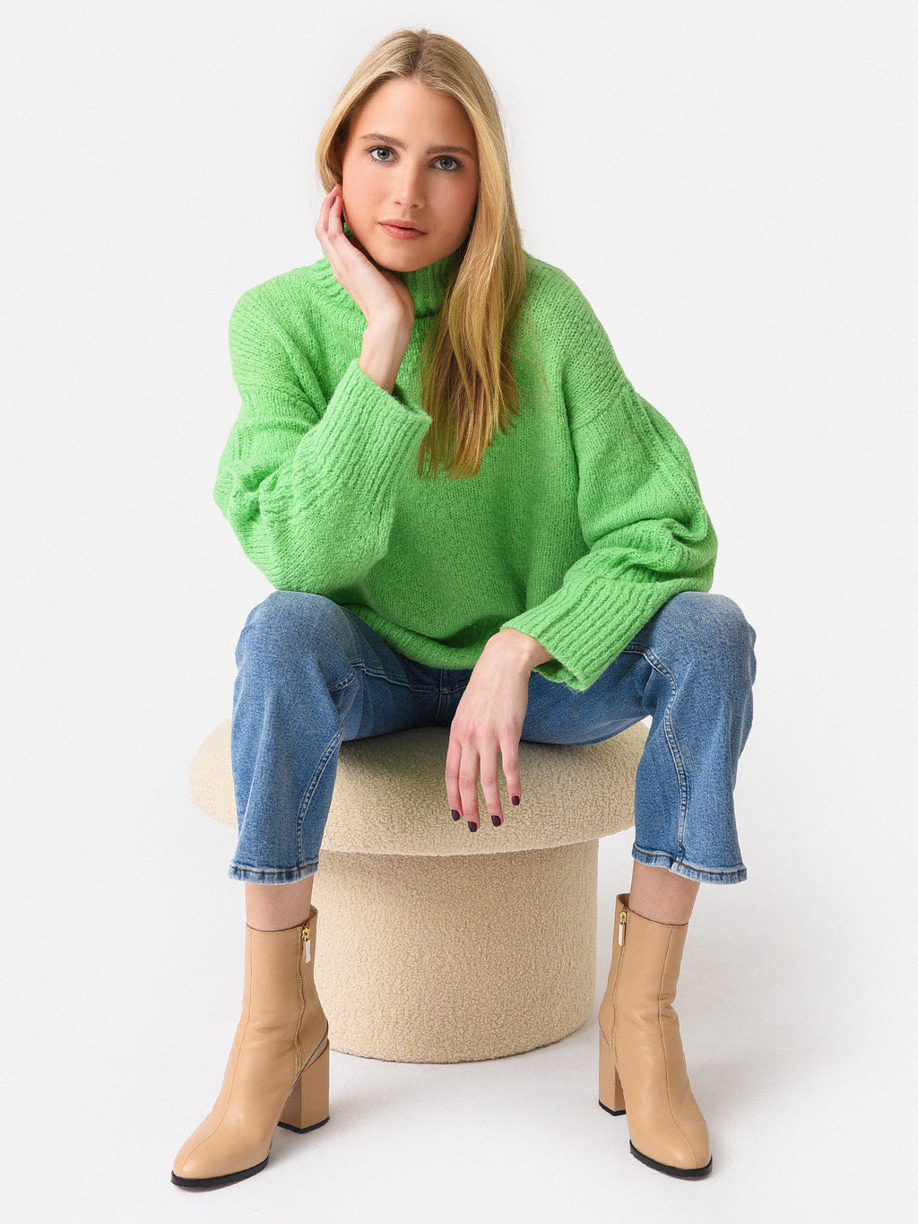ALC Women's Nelson Wool Turtleneck Sweater - Saint Bernard