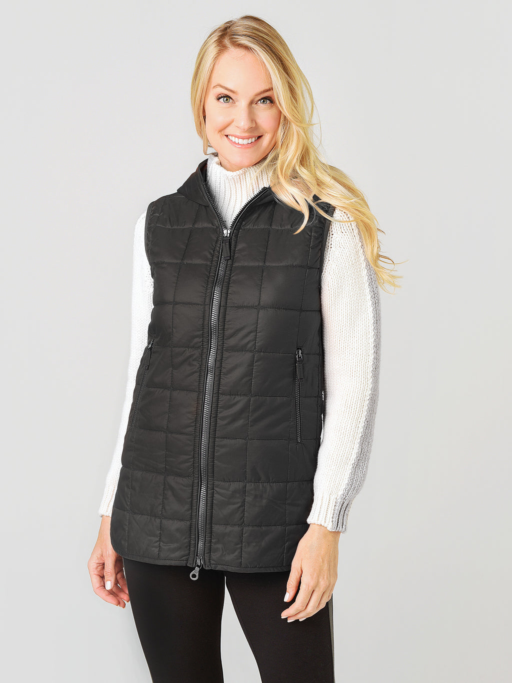 Frauenschuh Women's Maja Multi Long Down Vest - Saint Bernard