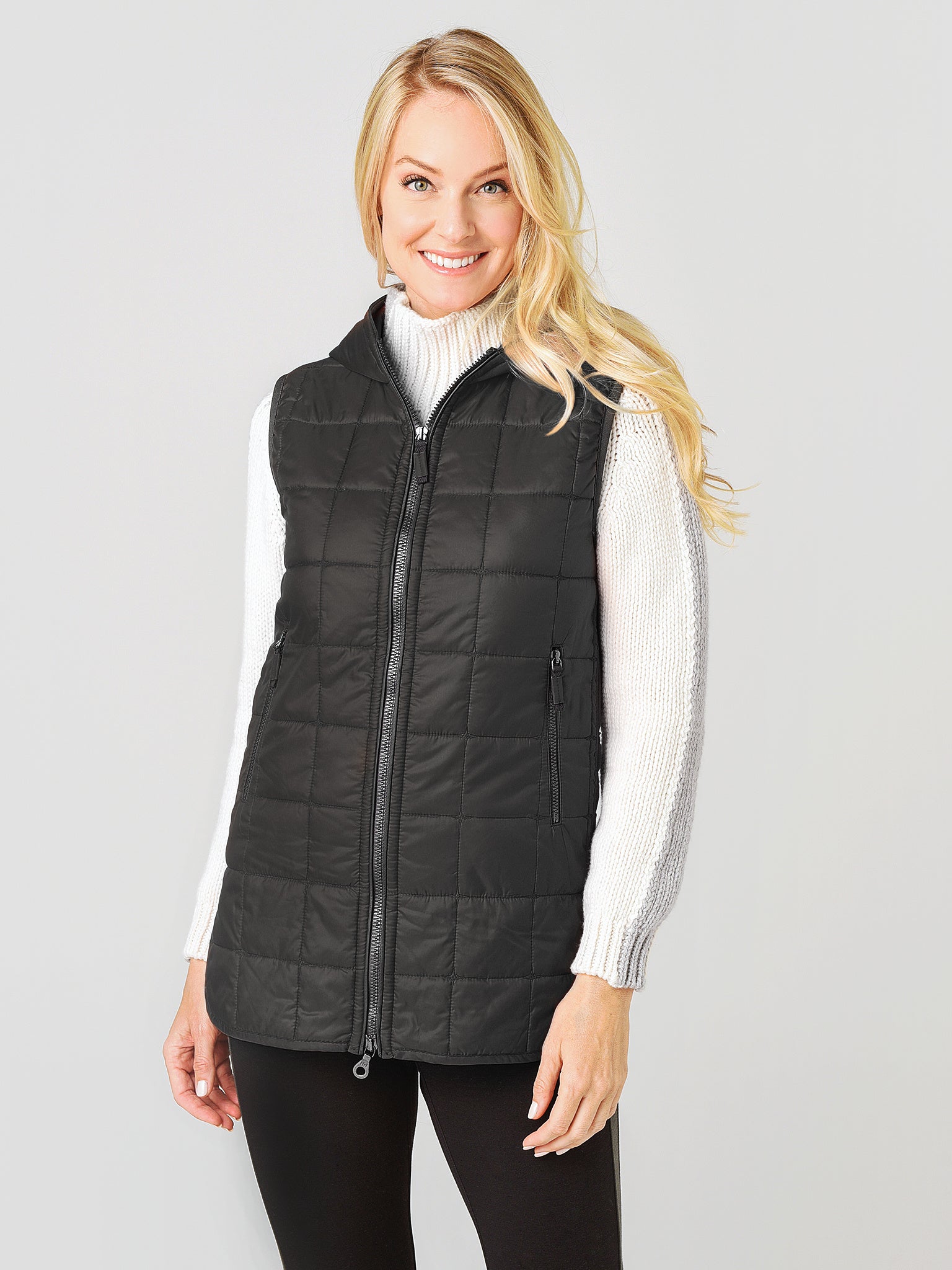 Frauenschuh Women's Maja Multi Long Down Vest - Saint Bernard