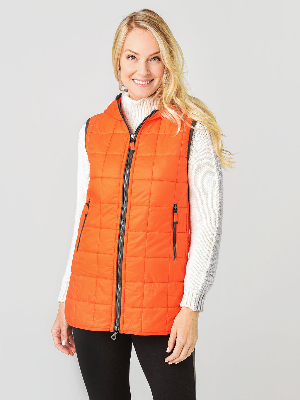 Frauenschuh Women's Maja Multi Long Down Vest - Saint Bernard