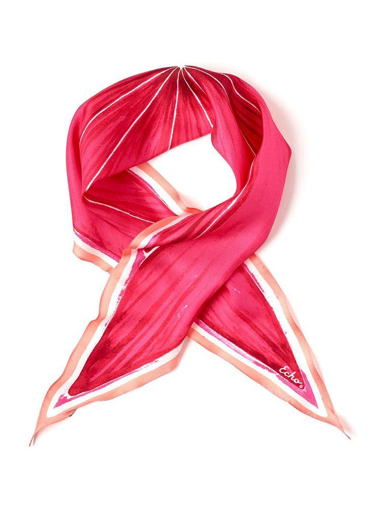 Echo Accessories Slice O' Fruit Silk Diamond Scarf - Saint Bernard