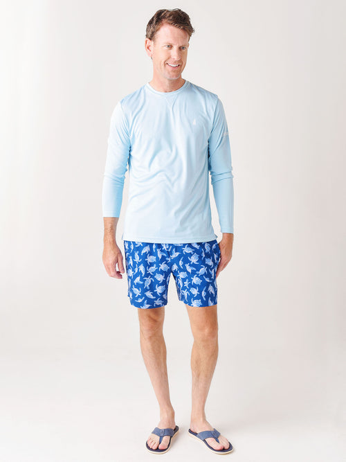 Southern Tide Men's Cocotex Sea Turtles Swim Trunk