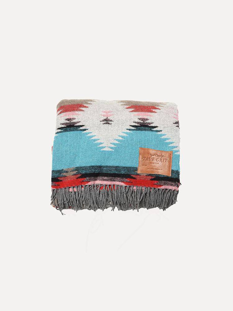 True Grit Tribal Fringes Blanket - Saint Bernard