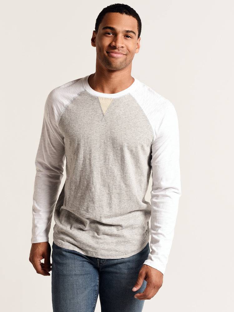 True Grit Vintage Raglan T-Shirt - Saint Bernard