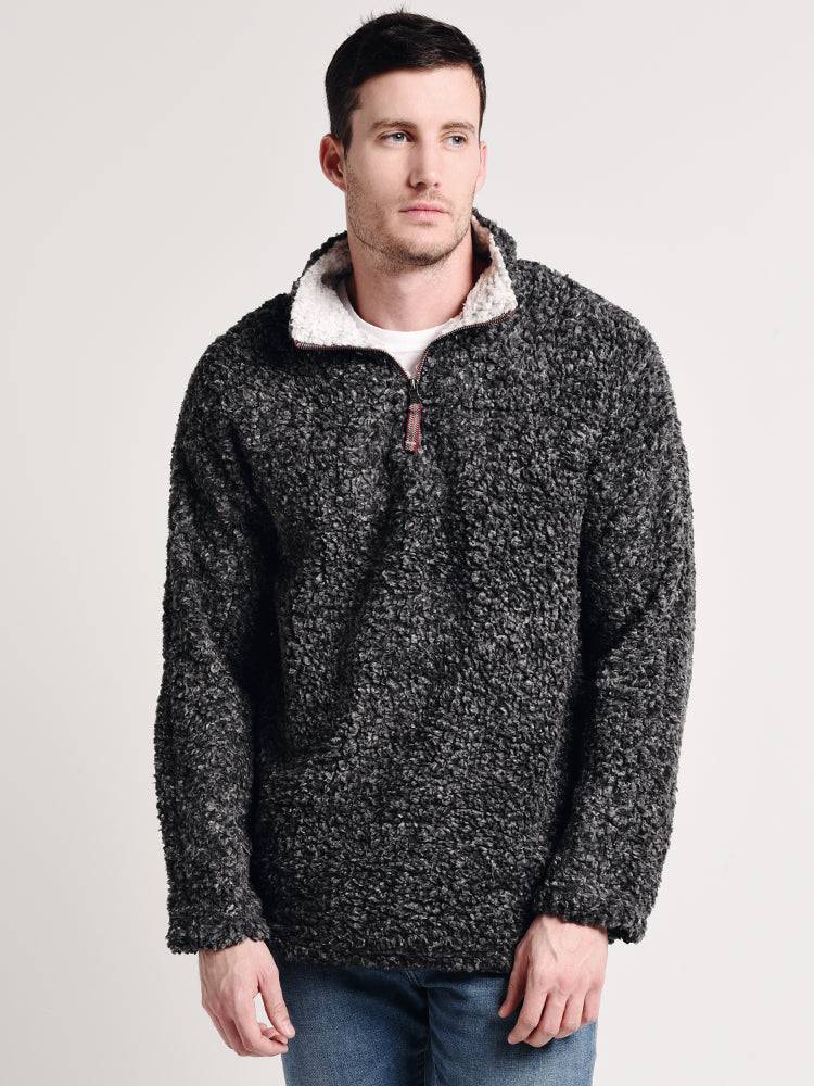 True Grit Men's Softest Tip Shearling Pullover - Saint Bernard