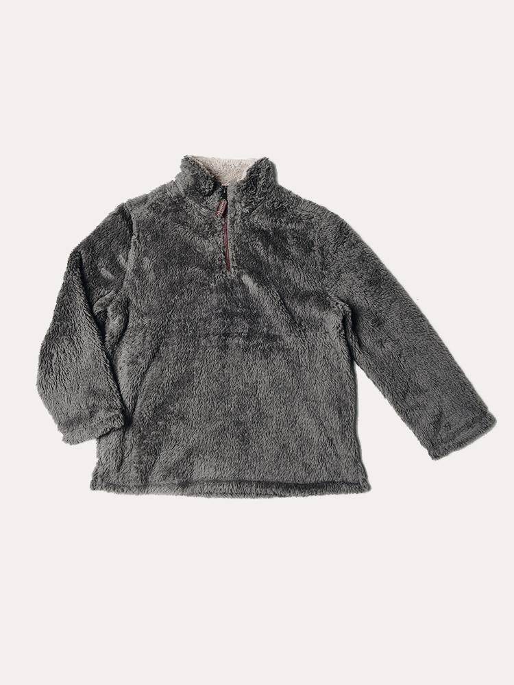 True Grit Boys' Double Plush 1/4 Zip Pullover - Saint Bernard