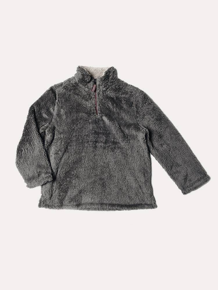 True Grit Boys' Double Plush 1/4 Zip Pullover - Saint Bernard