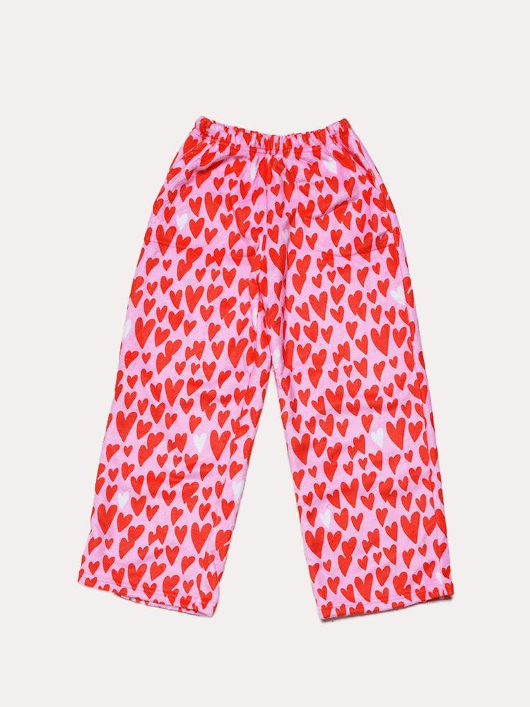 Iscream Girls' Lovin Hearts Leggings - Saint Bernard