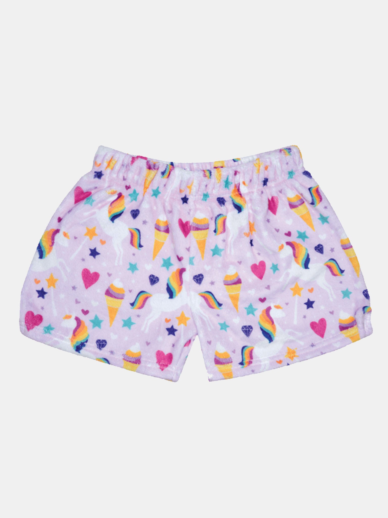 ISCREAM Girls' Magical Unicorn Plush Short - Saint Bernard