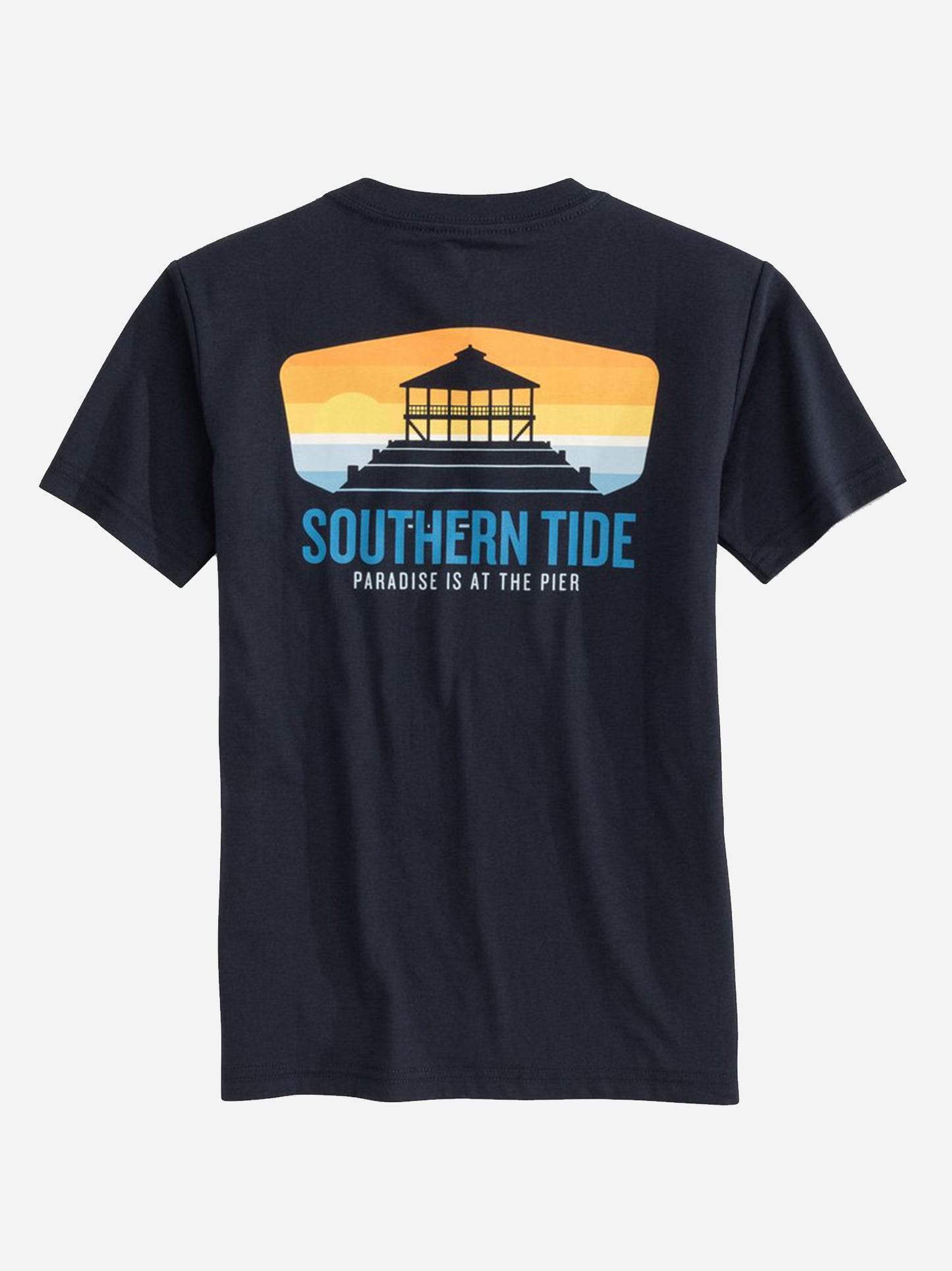 Southern Tide Boys' Paradise Is The Pier T-Shirt