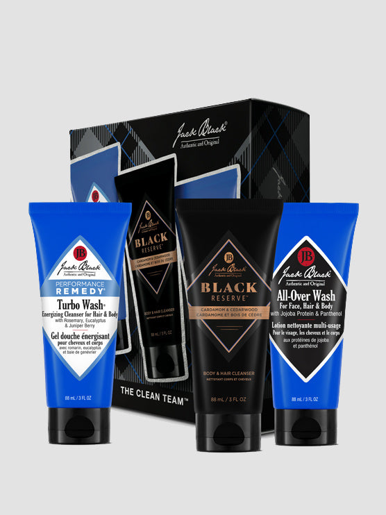 Jack Black Men's The Clean Team Holiday Set - Saint Bernard