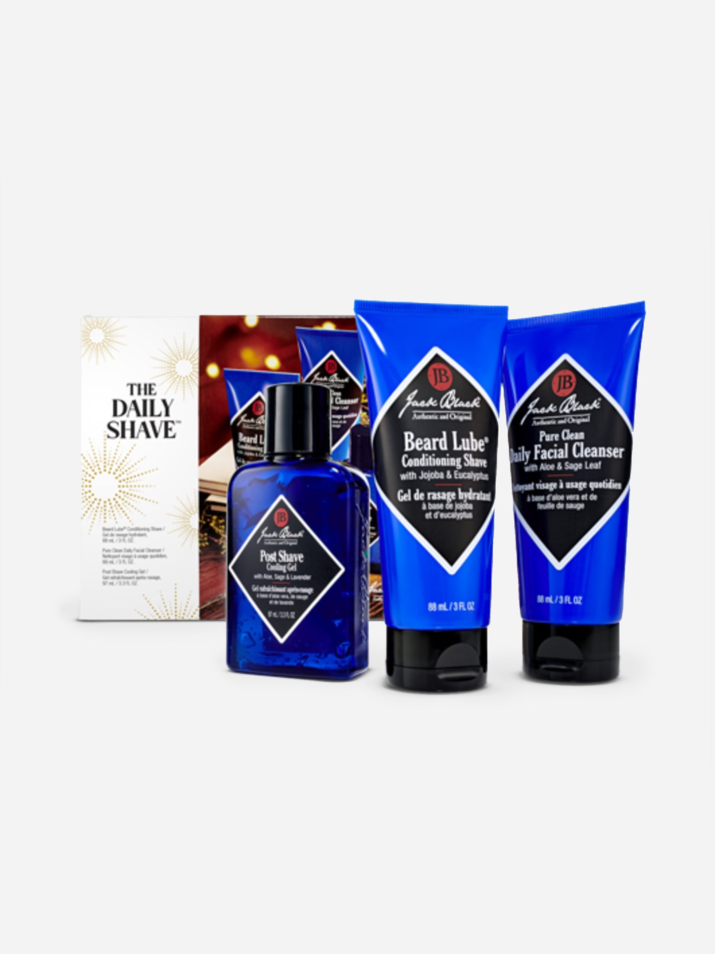 Jack Black Men's The Daily Shave Holiday Kit