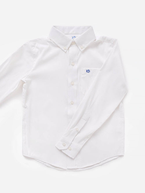 Southern Tide Boys' Solid Intercoastal Button-Down Shirt