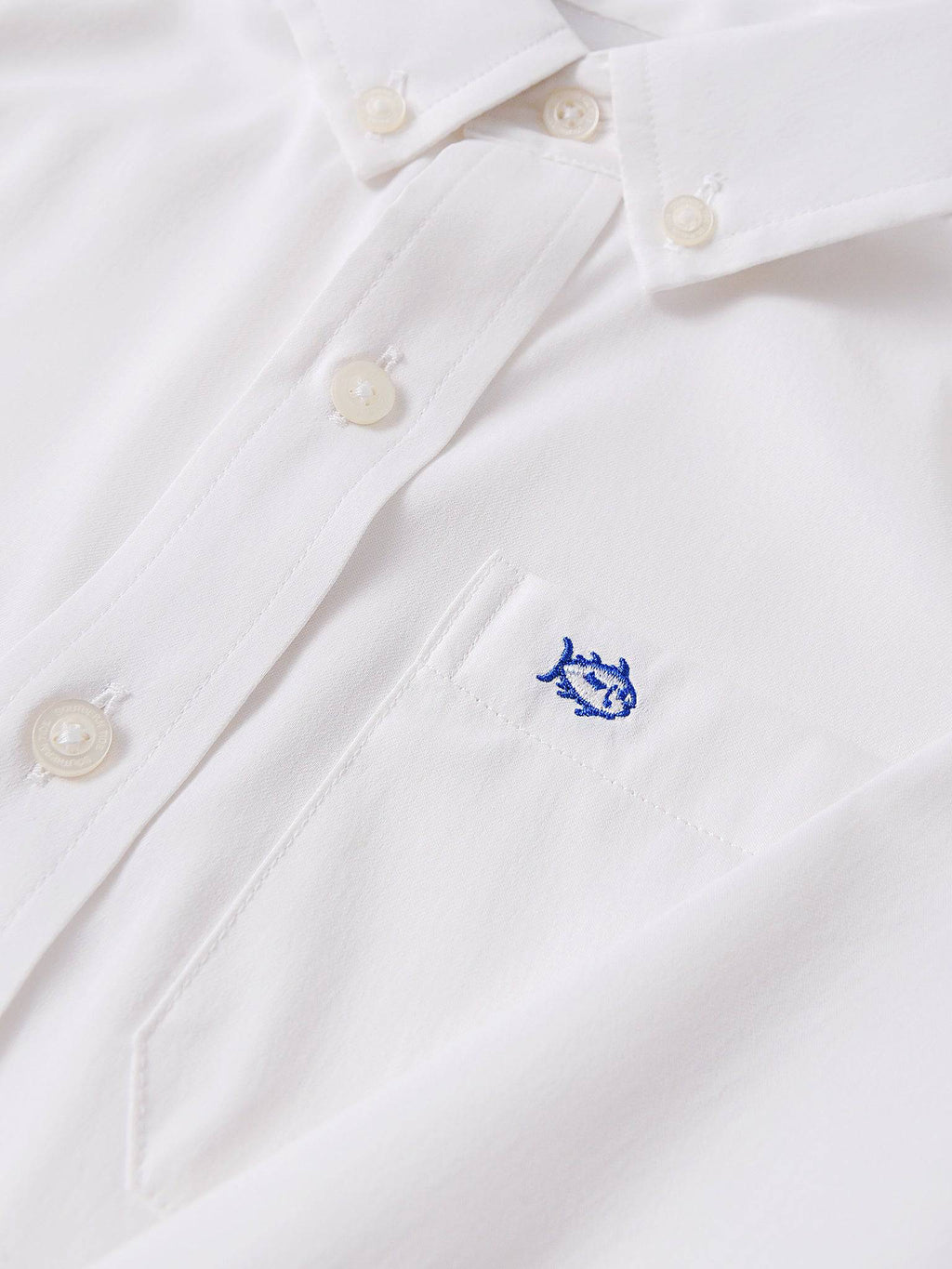 Southern Tide Boys' Solid Intercoastal Button-Down Shirt - Saint Bernard