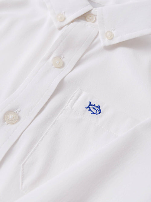 Southern Tide Boys' Solid Intercoastal Button-Down Shirt