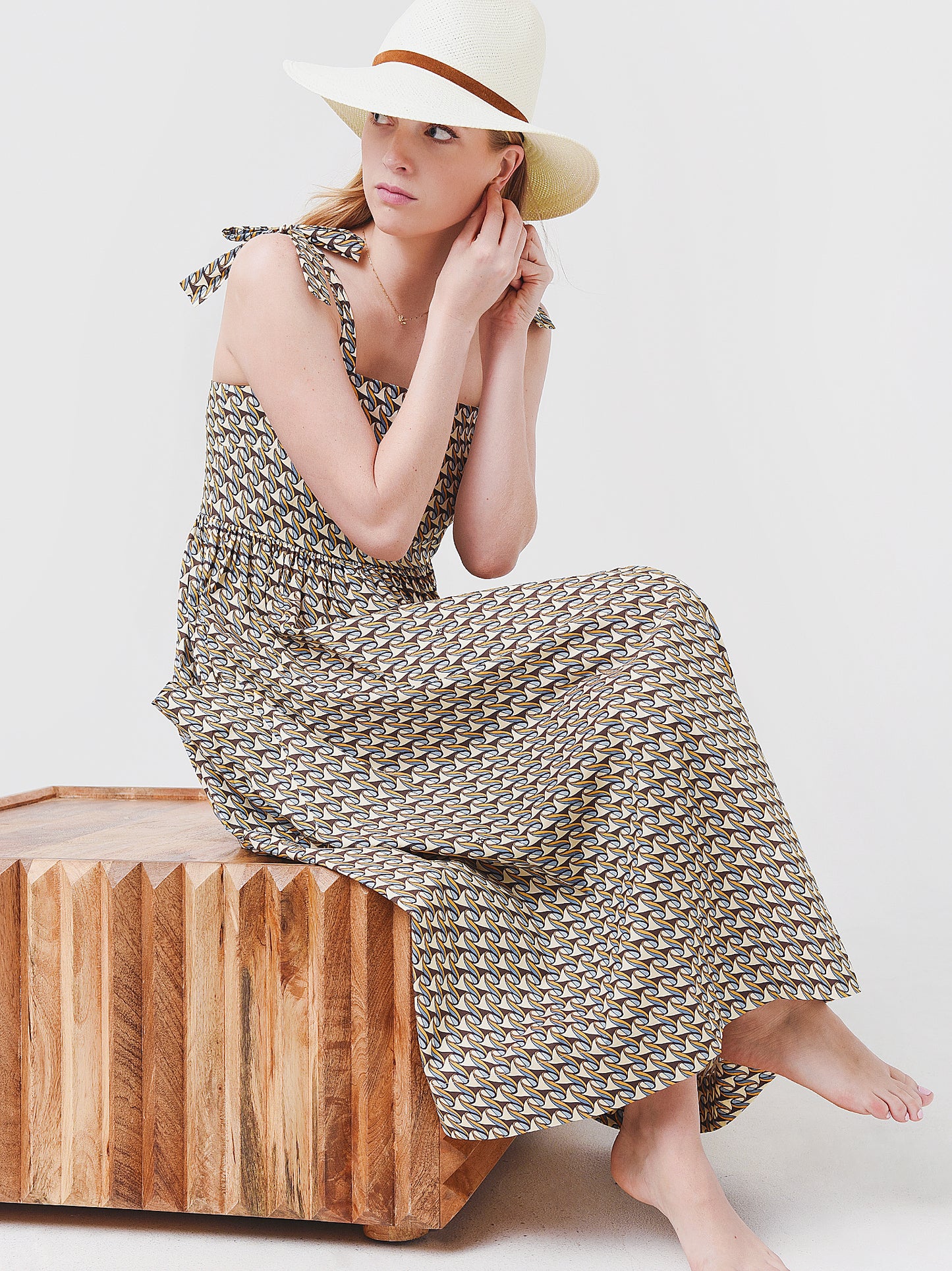 Tory Burch Women's Tie-Shoulder Beach Dress - Saint Bernard