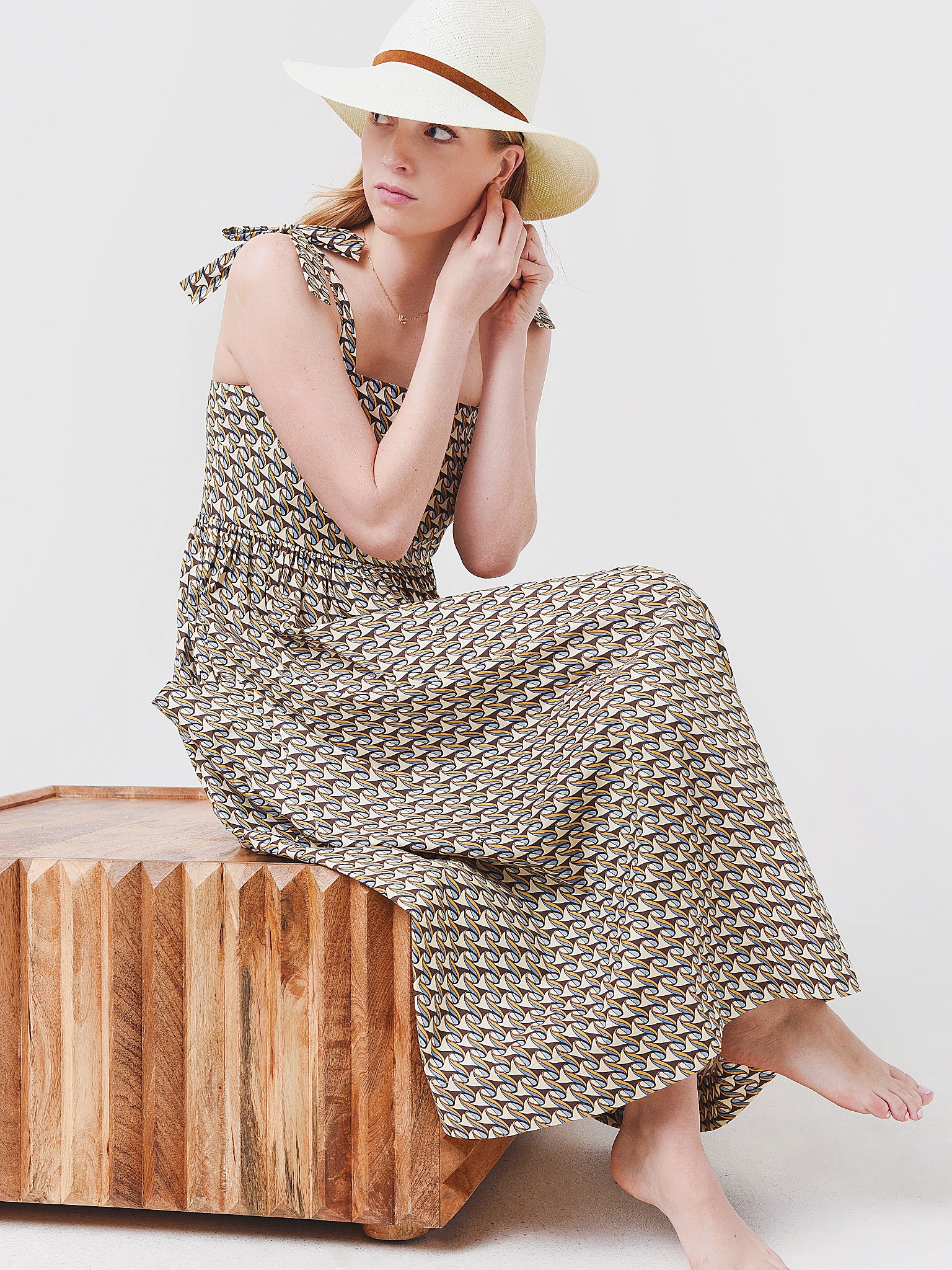 Tory Burch Women's Tie-Shoulder Beach Dress - Saint Bernard