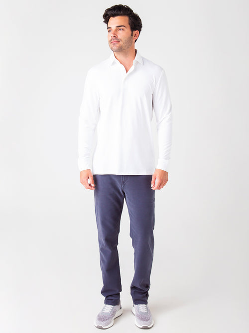 Southern Tide Men's Ryder Long Sleeve Performance Polo Shirt