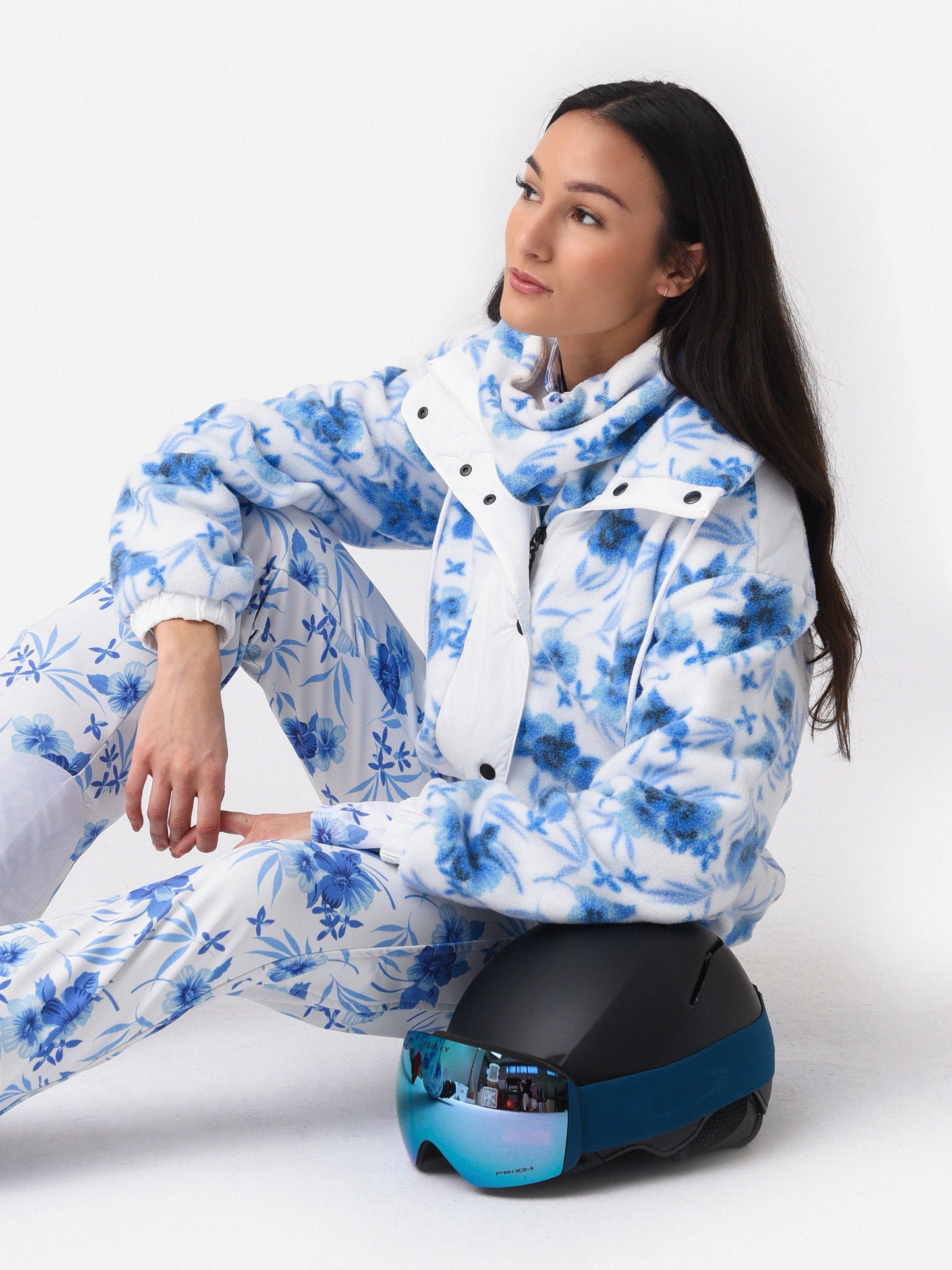 Bogner Fire + Ice X LoveShackFancy Women's Ninetta Fleece Jacket - Saint Bernard