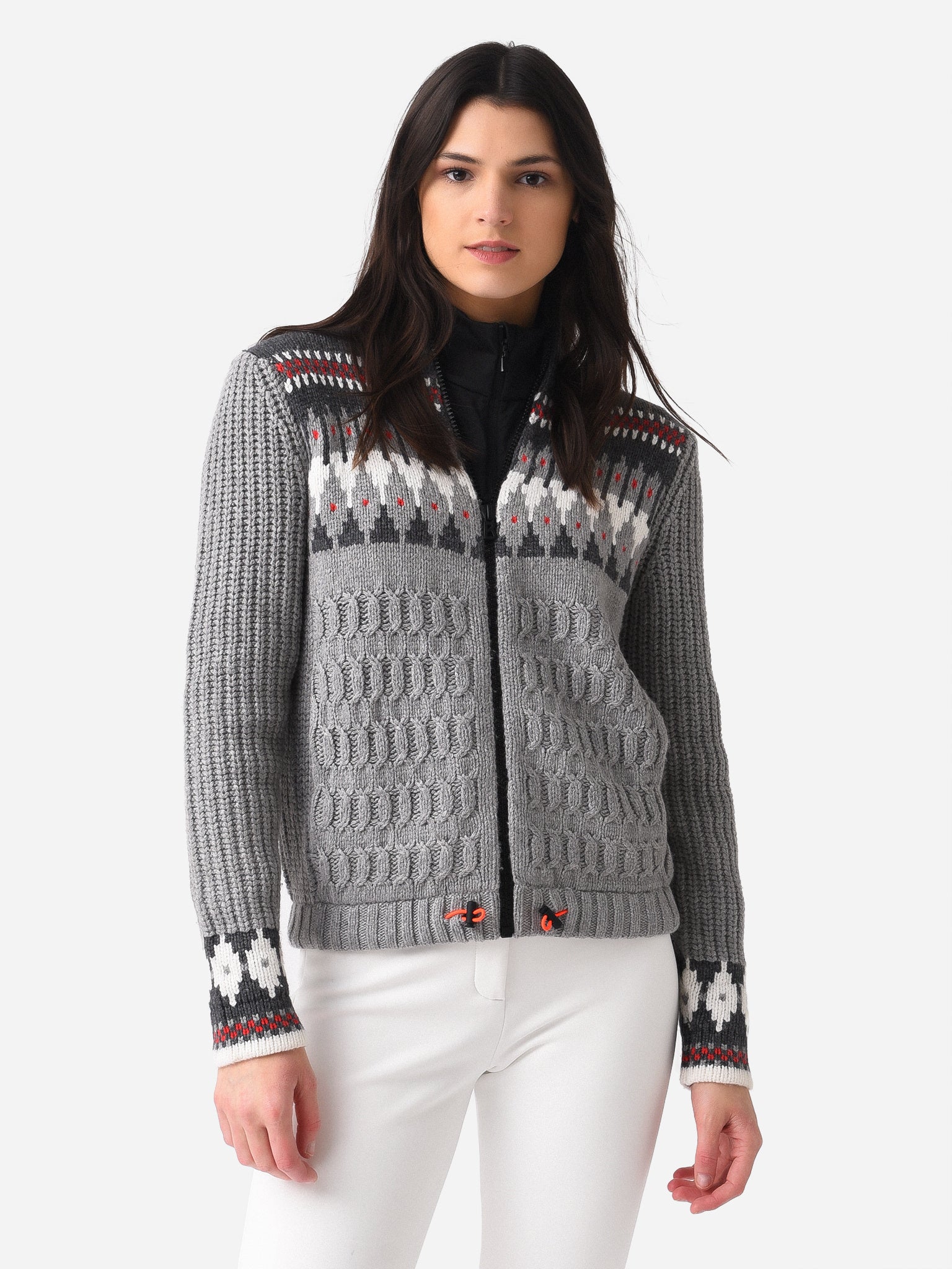 Bogner Fire + Ice Women's Juliet Knitted Jacket - Saint Bernard