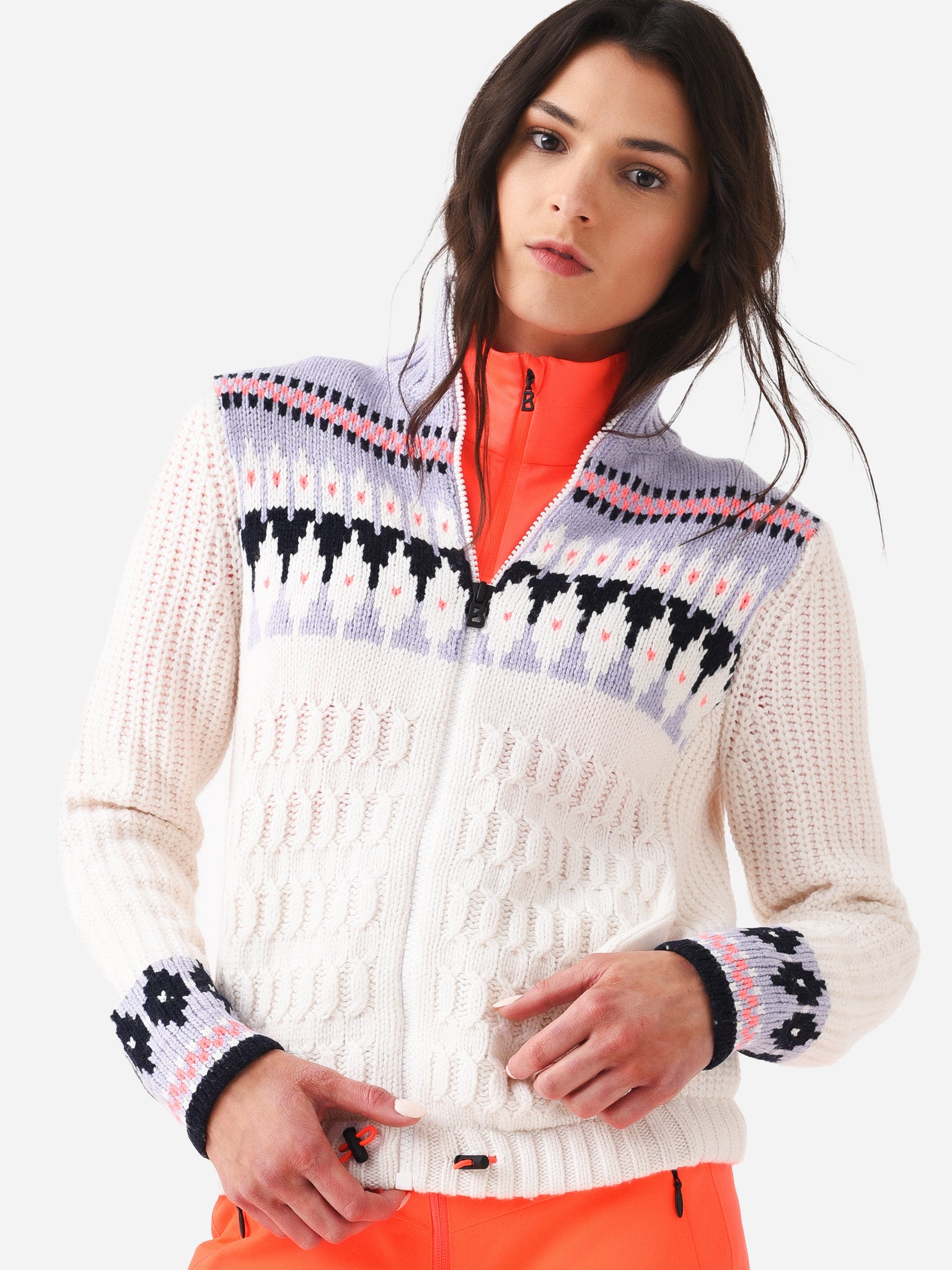 Bogner Fire + Ice Women's Juliet Knitted Jacket - Saint Bernard