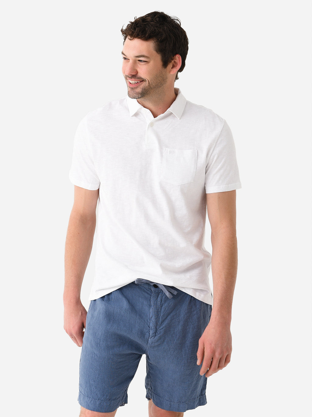 Southern Tide Men's Sun Farer Cotton Polo - Saint Bernard