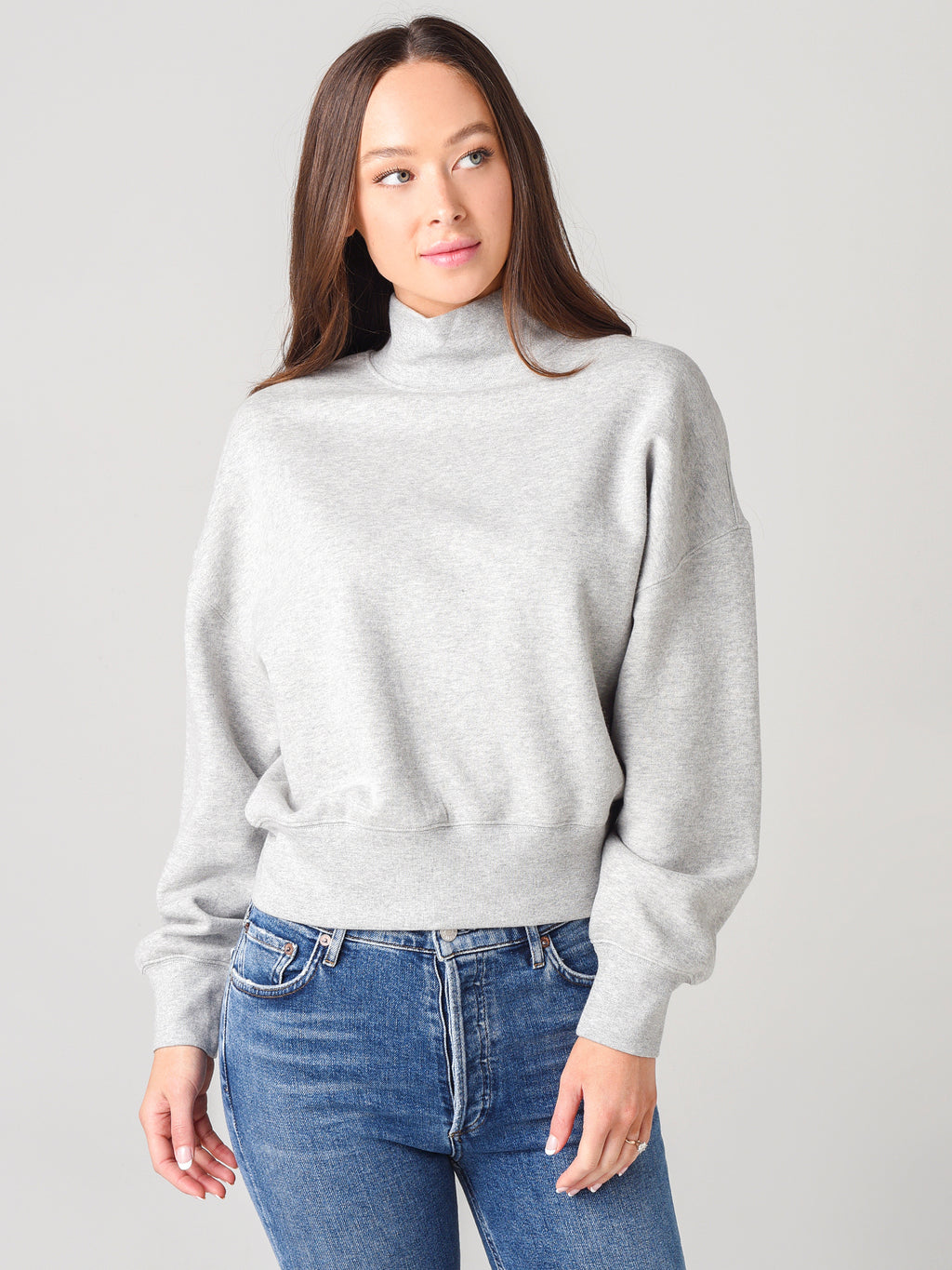 Rails Women's Blaire Mock Neck Sweatshirt - Saint Bernard