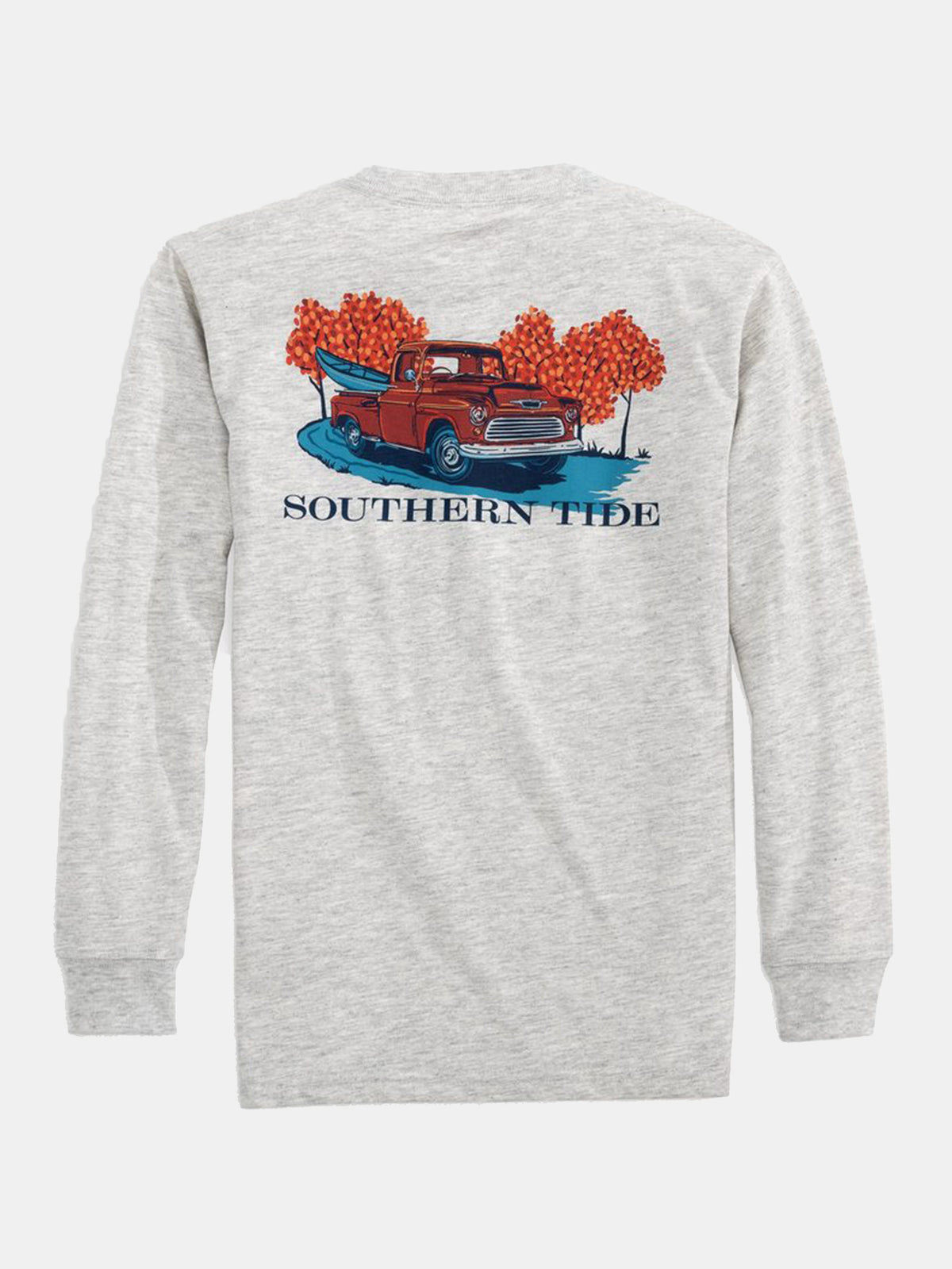 Southern Tide Boys' Old Truck Road Long Sleeve T-Shirt - Saint Bernard