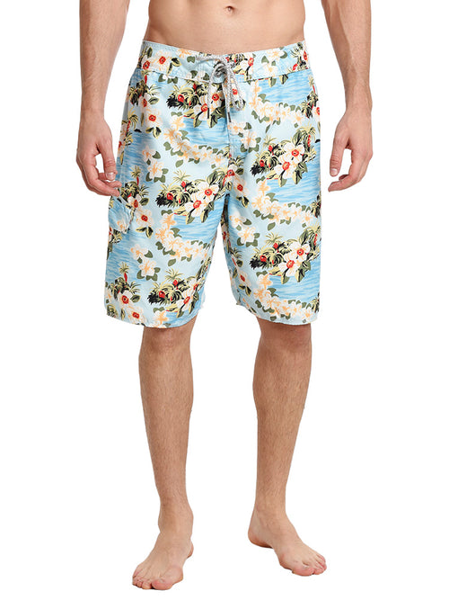 True Grit Waterman Board Short 9in Paradise