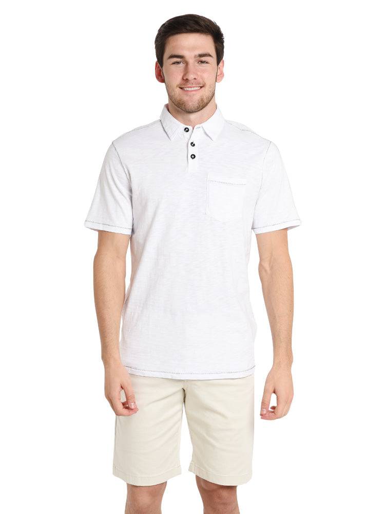 True Grit Heritage Slub Short Sleeve Polo - Saint Bernard